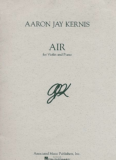 HAL LEONARD Kernis, Aaron Jay: Air (cello & piano)