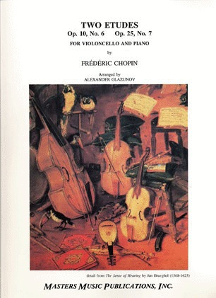 LudwigMasters Chopin, Frederic (Glazunov): Two Etudes Op.10 No.6j/Op.25 No.7 (cello & piano)