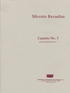 HAL LEONARD Revueltas, Silvestre: String Quartet-Cuarteto No. 3 (score and parts)
