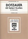 Carl Fischer Dotzauer, J.J.: 62 Select Studies Bk.1 (cello)