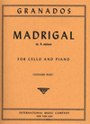 International Music Company Granados, Enrique (Rose): Madrigal in A minor (cello & piano)