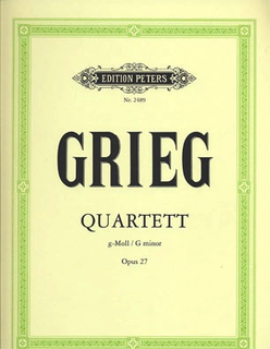 C.F. Peters Grieg, Edvard: String Quartet in g minor Op. 27 (set of parts)