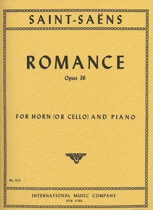 International Music Company Saint-Saens, Camille: Romance Op.36 (cello & piano)