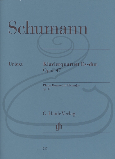 HAL LEONARD Schumann, R. (Leisinger): Piano Quartet in Eb Major, Op.47 - URTEXT (piano quartet) Henle Verlag