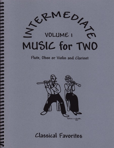 Last Resort Music Publishing Kelley, D.: Intermediate Music for Two Vol.1 (violin, and clarinet)