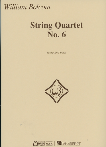 HAL LEONARD Bolcom, W.: String Quartet, No. 6 (score and parts)