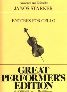 HAL LEONARD Starker, Janos: Encores for Cello (cello & piano)