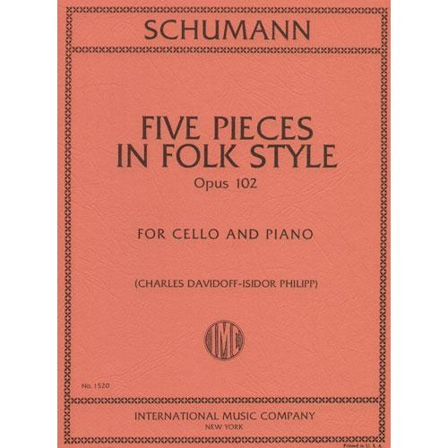International Music Company Schumann, Robert: Pieces in Folk Style Op.102 (cello & piano)