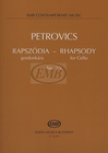 HAL LEONARD Petrovics, Emil: Rhapsody No. 2a (cello solo)