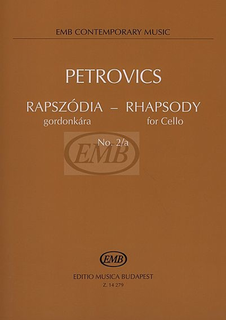 Petrovics, Emil: Rhapsody No. 2a (cello solo)