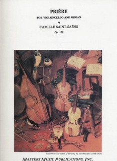 Masters Music Publications Saint-Saens, C.: Priere, Op.158 (cello, and organ)