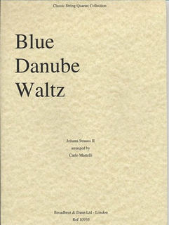 Carl Fischer Strauss, Johann (Martelli): Blue Danube (string quartet)