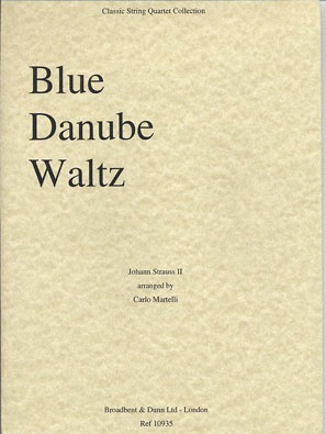 Carl Fischer Strauss, Johann (Martelli): Blue Danube (string quartet)