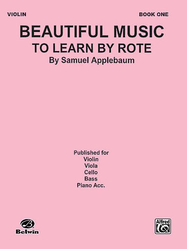 Alfred Music Applebaum: Beautiful Music to Learn by Rote Vol.1 (cello)