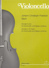 Barenreiter Bach, J.C.F.: Sonata for Cello in G major (cello & bass continuo) Barenreiter