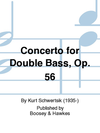 HAL LEONARD Schwertsik, K.: Double Bass Concerto, Op.56 (bass & piano)