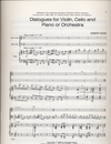 Ward, Robert: Dialogues for Violin, Cello & Piano