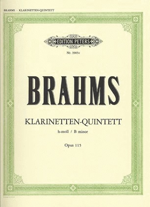 Brahms, Johannes: Clarinet Quintet Op. 115 in b minor (clarinet, 2 violins, viola, cello)