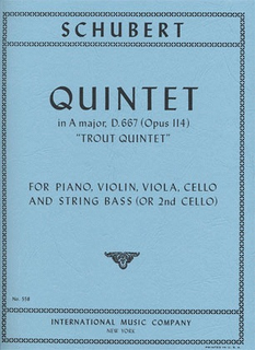 International Music Company Schubert, F.: Trout Quintet Op.114 (piano, violin, viola, cello, bass)