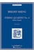 HAL LEONARD Sheng, Bright: String Quartet No. 4 (Silent Temple) score and parts