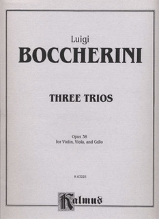 Alfred Music Boccherini, Luigi: 3 Trios Op.38 (violin, Viola, Cello)