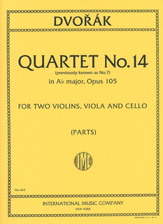 International Music Company Dvorak: String Quartet No.14 in Ab Major, Op.105 (string quartet)