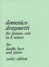 Carl Fischer Dragonetti, Domenico: Famous Solo in E minor (bass & piano)
