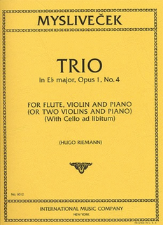 International Music Company Myslivecek, Josef: Trio Op.1 No.4 in Bb (2 violins & piano, cello ad lib)