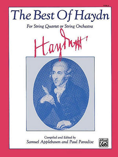 Alfred Music Haydn, J. (arr.): The Best of Haydn (viola)