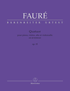 Barenreiter Faure (Herlin): Piano Quartet in C minor, Op.15 - URTEXT (piano quartet) Barenreiter