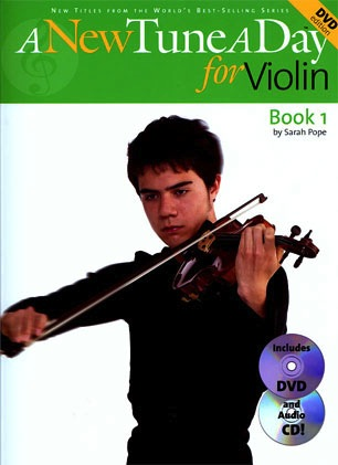 Boston Music Company Pope, Sarah: A New Tune A Day for Violin Bk.1 (violin, DVD, CD)