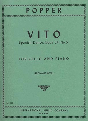 International Music Company Popper (Rose): Vito - Spanish Dance No.5, Op.54 (cello & piano)