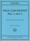 International Music Company Pleyel, Ignace: Trios Concertante Nos. 2 and 3 (flute, viola & cello) score & parts