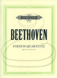 C.F. Peters Beethoven (Moser): Complete String Quartets, Vol.3 - Ops.127, 130-133, & 135 (string quartet) Edition Peters