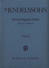 HAL LEONARD Mendelssohn, F.: String Quartets Op.12, Op.13 - Urtext (two violins, viola, and cello)