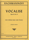 International Music Company Rachmaninoff (Sankey): Vocalise, Op.34, No.14 (bass & piano)