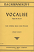 International Music Company Rachmaninoff (Sankey): Vocalise, Op.34, No.14 (bass & piano)