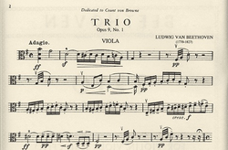 International Music Company Beethoven: Trio in G major Op.9 No.1 (violin, Viola & cello) IMC