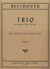 International Music Company Beethoven: Trio in G major Op.9 No.1 (violin, Viola & cello) IMC