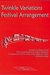 Twinkle Variations Festival Arrangement (violin, Viola, Cello, Bass, Piano)