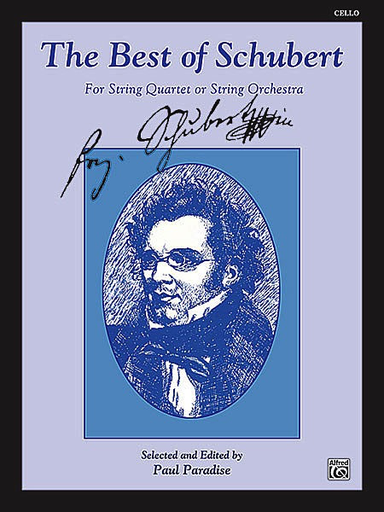 Alfred Music Schubert, F. (Paradise, ed.): Best of Schubert for String Quartet or String Orchestra (cello)
