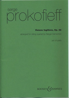 HAL LEONARD Prokofieff, S. (Samsonov, arr): Visions Fugitives, Op.22 (string quartet)