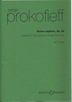 HAL LEONARD Prokofieff, S. (Samsonov, arr): Visions Fugitives, Op.22 (string quartet)