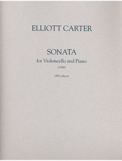 HAL LEONARD Carter, Elliott: Sonata-1948 (cello & piano)