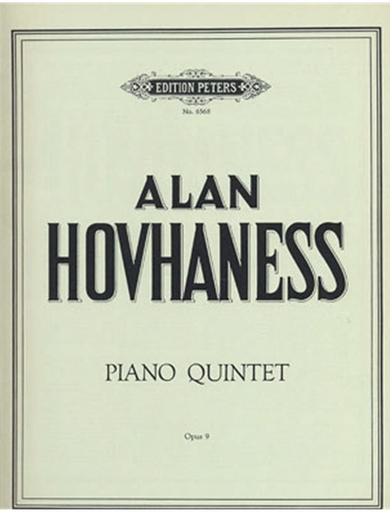 C.F. Peters Hovhaness, A.: Piano Quintet Op. 9 (2 violins, viola, cello, piano)