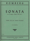 International Music Company Romberg (Jansen): Sonata No.2 in G Major, Op.38 (cello & piano)