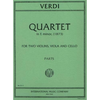 International Music Company Verdi, Giuseppe: String Quartet in e minor, 1873 (set of parts)