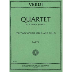 International Music Company Verdi, Giuseppe: String Quartet in e minor, 1873 (set of parts)