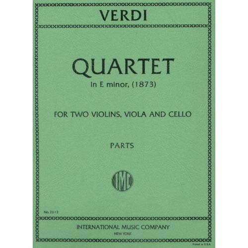 International Music Company Verdi, Giuseppe: String Quartet in e minor, 1873 (set of parts)