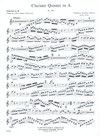 Schirmer Mozart, W.A.: Clarinet Quintet in A K.581 (clarinet, 2 violins, Viola, Cello)